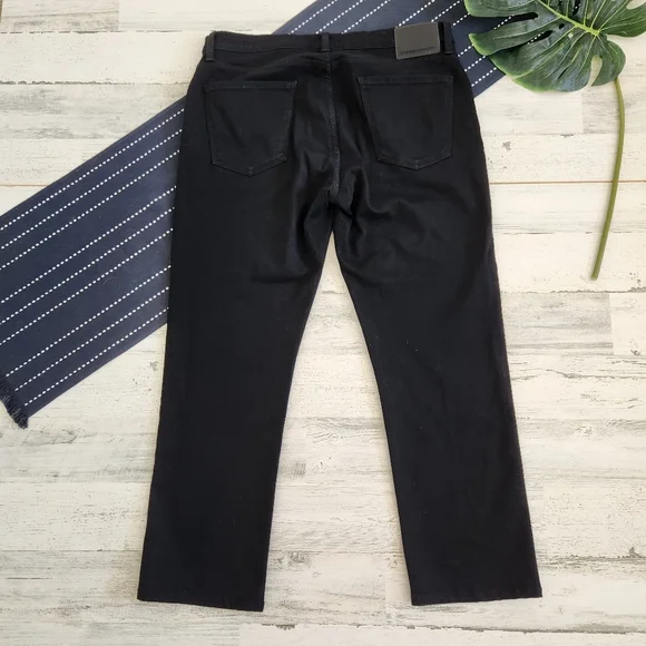 Citizens of Humanity Gage Classic Straight Leg Jeans Black Size 36x28 - Picture 4 of 10